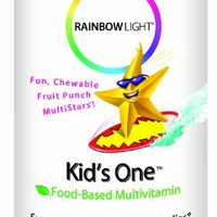 Rainbow Light 润泊莱 Kids One MultiStars 儿童每日一片 果汁味综合维生素咀嚼片 90片
