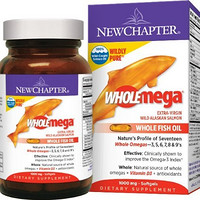 NEW CHAPTER 新章 Wholemega 天然鱼油 1000mg 120粒