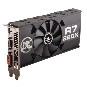 移动端xfx讯景r7260x2gbgddr5显卡
