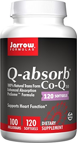 Jarrow Formulas 杰诺 Q-Absorb Co-Q10 高效吸收辅酶Q10  120粒