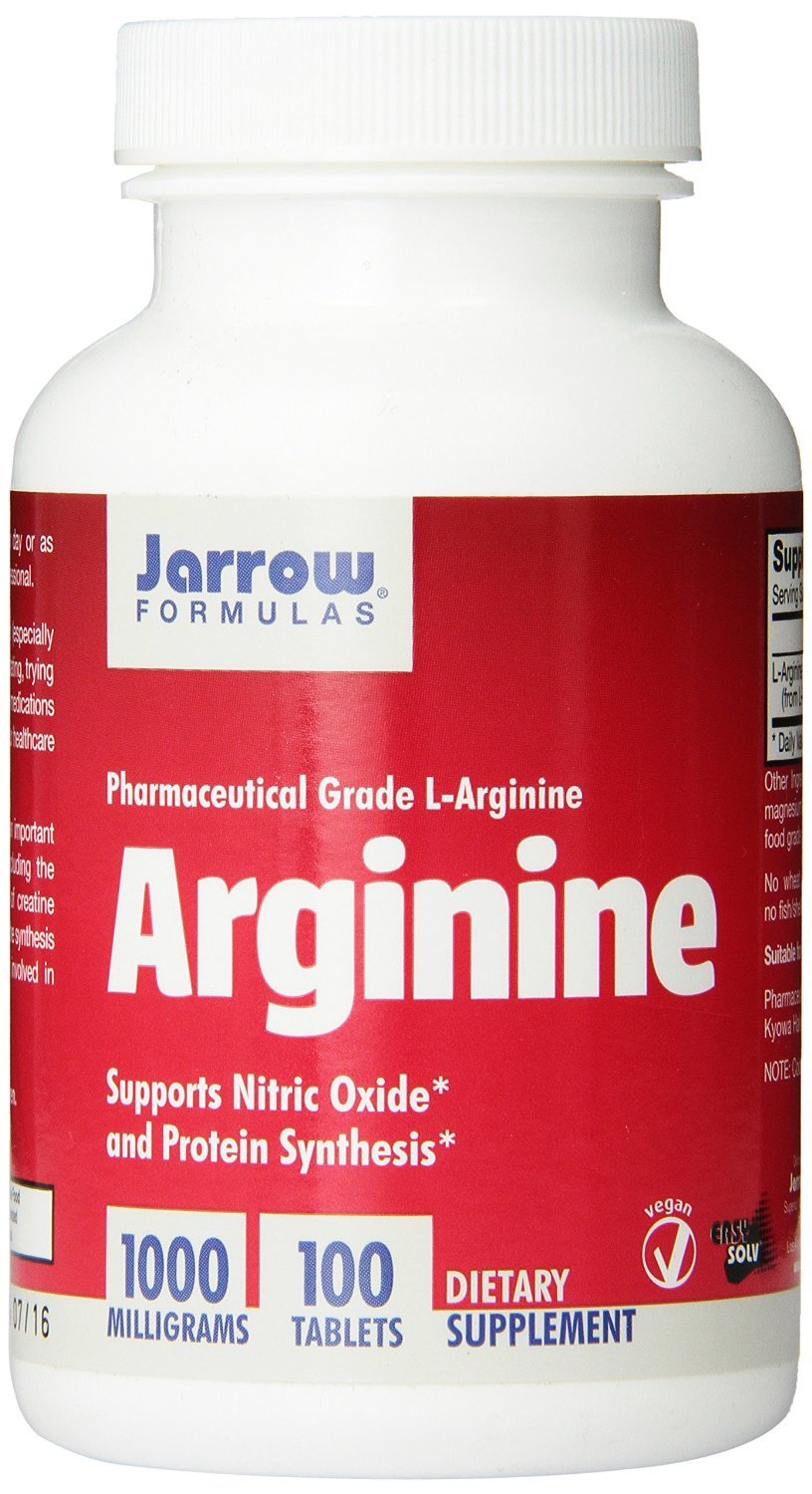 Jarrow FORMULAS 杰诺 L-Arginine 左旋精氨酸 100片