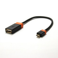 PowerSync 包尔星克  OTG传输线18CM USB2-KROTG0180 USB AF to Micro USB