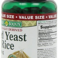 Nature‘s Bounty 自然之宝 Red Yeast Rice 红曲米胶囊 600mg 120粒