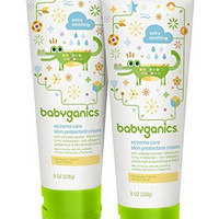 BabyGanics 甘尼克宝宝 Eczema Care Skin Protectant Cream 润肤乳（226g*2支）