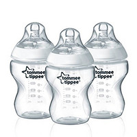 tommee tippee 汤美天地 母乳自然系列 宽口径防胀气奶瓶（260ml*3支）