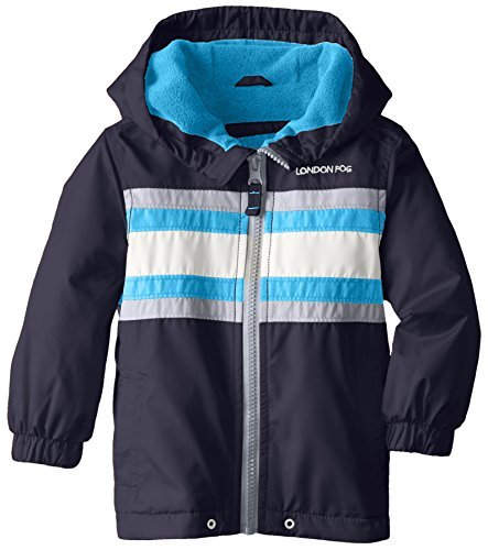 London Fog 伦敦雾 Chest Stipe with Fleece 男童连帽夹克