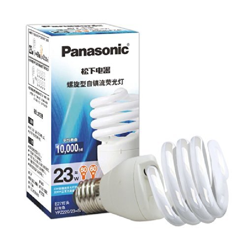 Panasonic 松下 YPZ220/23-S/T2·RR 节能灯 4支装（23W/E27/日光色）