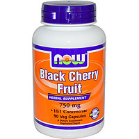 NOW 诺奥 NOW Foods Black Cherry Fruit 黑樱桃胶囊 750mg 90粒