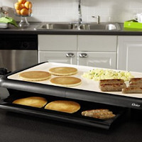 Oster CKSTGRFM18W-ECO Griddle 陶瓷不粘烤盘+保温盘