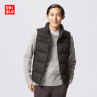 天猫双11预售：UNIQLO 优衣库 羊毛混纺羽绒背心 156386