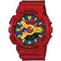 CASIO 卡西欧 g-shock系列 GA-110FC-1A 撞色双显男表