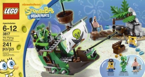 lego 乐高 3817 飞翔的荷兰人 海绵宝宝