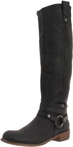 史蒂夫·马登 STEVE MADDEN Steven by 史蒂夫·马登 STEVE MADDEN Stingrey 女士坡跟高筒靴