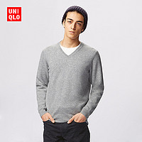 天猫双11预售：UNIQLO 优衣库 149125 男款 羊绒V领毛衣(长袖)