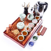 shangdi 尚帝 红色小兰香汝窑茶具1.5升水壶套装