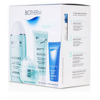 BIOTHERM 碧欧泉 润透水分露 50ml+润透爽肤水125ml+爽肤洁面乳50ml+睡美人晶莹霜20ml 绿活泉组合装