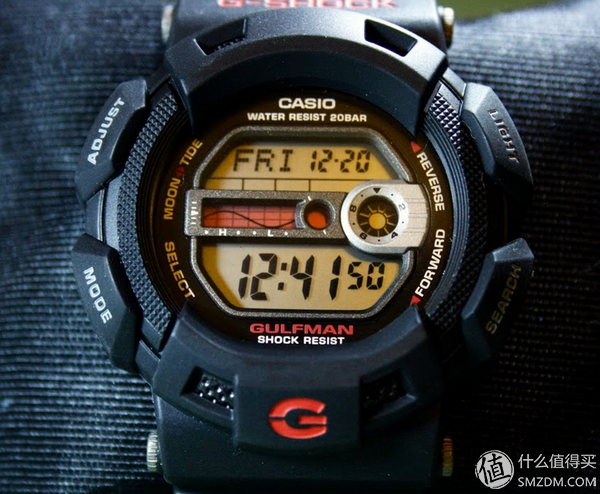 casio 卡西欧 g9100-1 g-shock gulfman 湾人系列 男士运动手表