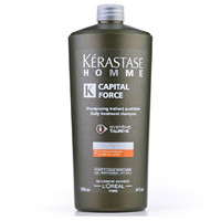 KÉRASTASE 卡诗 男士系列 纤细发质洗发水 1000ml+L'OREAL professional 欧莱雅 气囊按摩梳