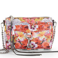 REBECCAMINKOFF Mini MAC Floral 女士真皮斜挎包