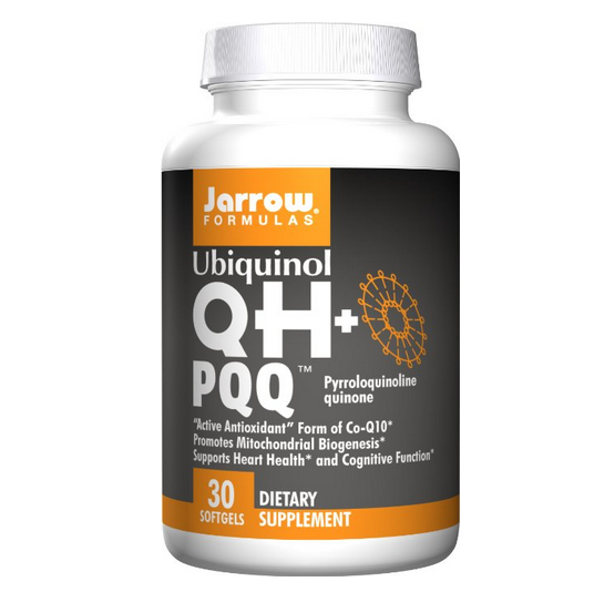 Jarrow FORMULAS 杰诺 Ubiquinol QH+PQQ 泛醌+吡咯并喹啉醌胶囊 30粒