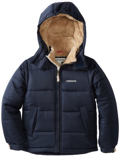 London Fog 伦敦雾 Boys Solid Bubble Jacket 男童棉夹克