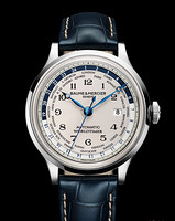 新低价：BAUME & MERCIER 名士 Capeland Worldtimer 卡普蓝世界时间系列 M0A10106 男款机械腕表