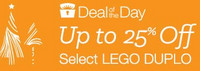 Deal Of The Day：LEGO 乐高 Duplo 德宝系列 精选玩具