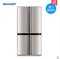 SHARP 夏普 SJ-F77PV-SL 多开门冰箱（全进口）