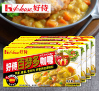 天猫双11预售：House 好侍 百梦多咖喱块 原味100g*4盒