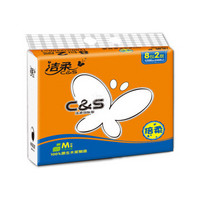 C&S 洁柔 抽取式面巾纸 2层150抽*8包(M号)