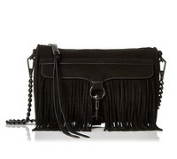 REBECCA MINKOFF Fringe Mini Mac Cross-Body 女款斜跨包