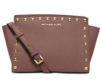 MICHAEL Michael Kors Selma Stud Medium 女士真皮手提包