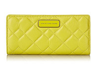 Marc by Marc Jacobs Sophisticato Crosby Quilt Tomoko 女款真皮长钱包