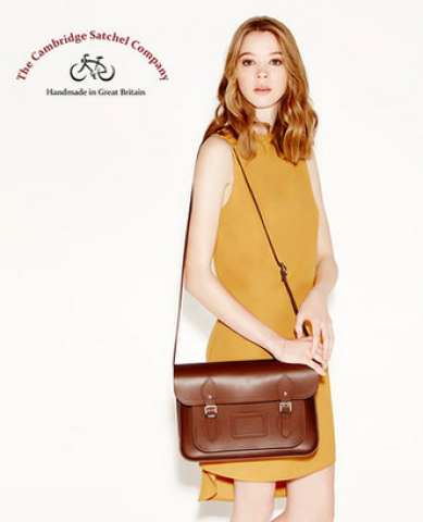 天猫双11特价预告: cambridge satchel 13寸剑桥包 棕色