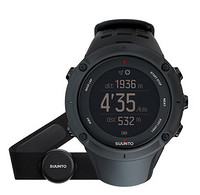 SUUNTO 颂拓 拓野 3 巅峰 黑腕表（含心率带）