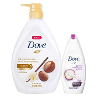 Dove 多芬 丰盈宠肤沐浴乳720ml+衡悦水润190（赠）