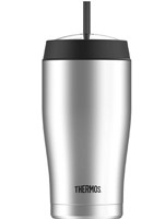 THERMOS 膳魔师 Vacuum Insulated 不锈钢保冷吸管杯 650ml