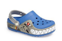 限尺码：crocs 卡洛驰 Robo Shark PS Light-up Clog 酷闪鲨鱼童鞋