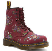 限尺码：Dr. Martens Castel 女士经典8孔印花马丁靴