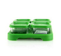 凑单品：green sprouts 小绿芽 可微波冷藏保鲜玻璃储存辅食盒