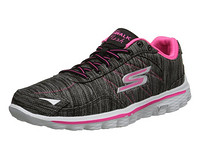 限尺码：SKECHERS 斯凯奇 Go Walk 2 Flash Linear 女款休闲运动鞋