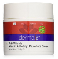 derma e Anti-Wrinkle Vitamin A Retinyl Palmitate 抗皱维A面霜 113g