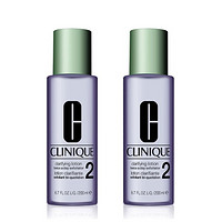 CLINIQUE 倩碧 保湿洁肤水2号水 200ml*2瓶