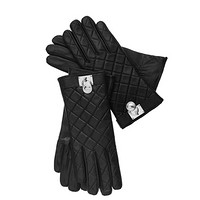 MICHAEL KORS Quilted Leather Hamilton Lock Tech Gloves 女士手套