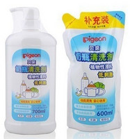 Pigeon 贝亲 PL156 奶瓶清洗剂 700ml + 补充装 600ml