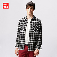 0点开始：UNIQLO 优衣库 法兰绒格子衬衫 162209