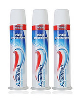 Aquafresh 真空按压直立式三色立体牙膏 100ml*3支