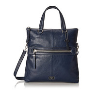 再降价：FOSSIL Dawson Foldover Tote 女款真皮手提包