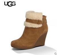 UGG australia Antonia 女士翻毛皮休闲坡跟时装靴 （36-37.5码）