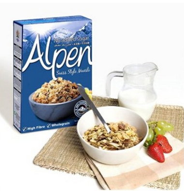 alpen 欧倍 瑞士风味燕麦干果早餐麦片 560g *5件